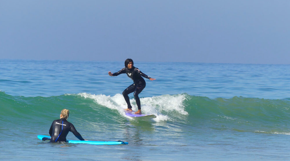 First surf experience in surf camp morocco